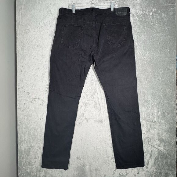 AG Adriano Goldschmied Jeans Mens 40x34‎ Black The Everett Slim Straight Casual - Picture 3 of 10